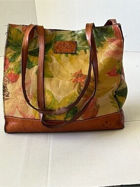 PATRICIA NASH TOSCANO ITALIAN LEATHER TOTE BAG